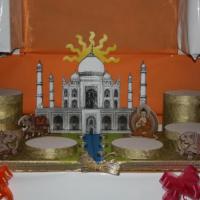 Présentoir palais oriental Inde  décoré par Ghislaine